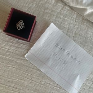 Red (TV) Album Ring by Cathy Waterman.